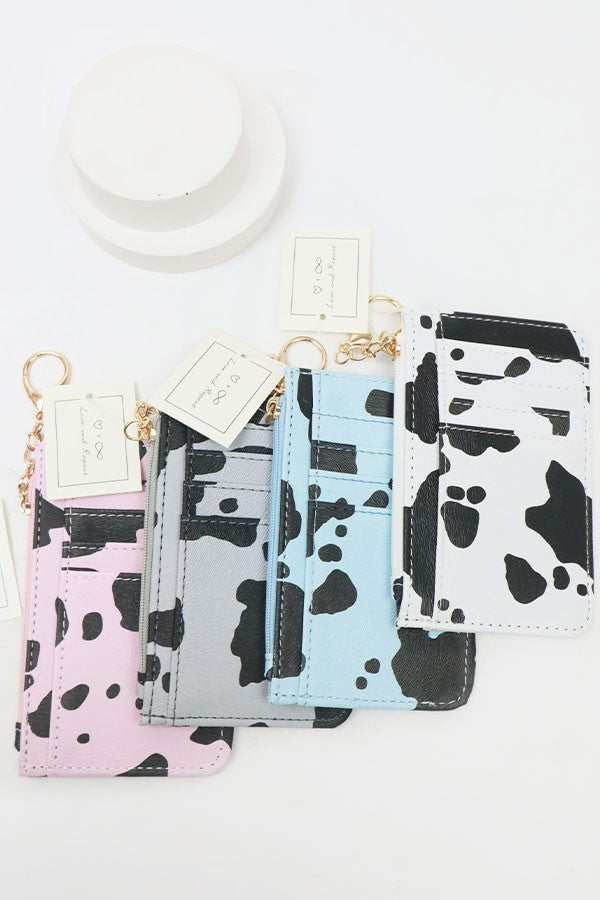 COW PATTERN COIN PURSE