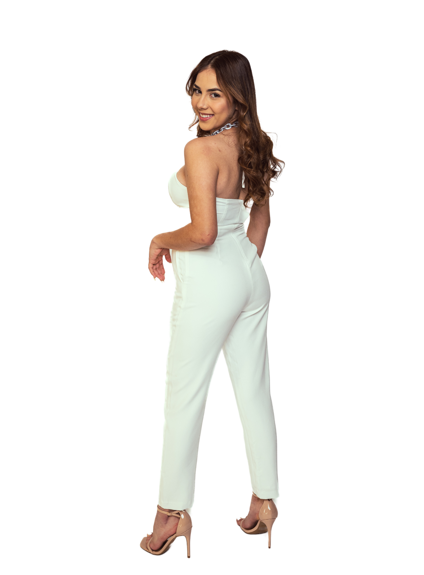 CHAIN DETAIL JUMPSUIT