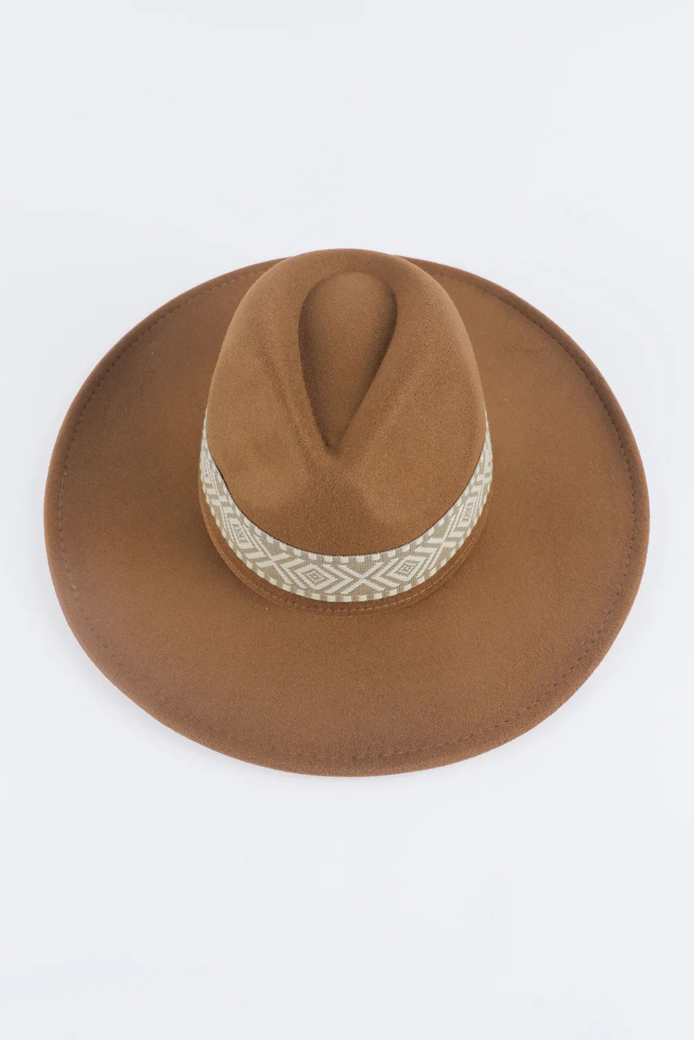 AZTEC EMBROIDERY FEDORA HAT