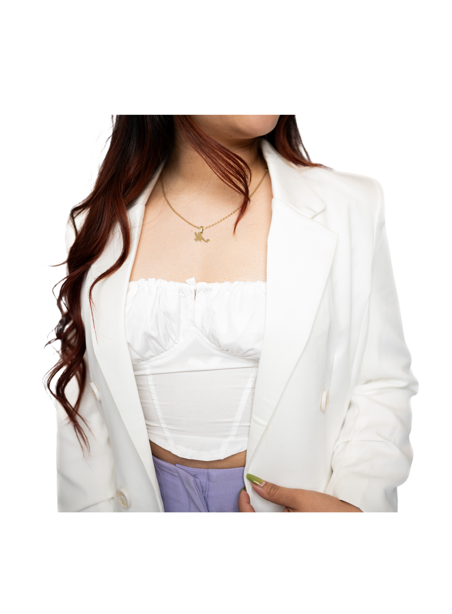 BUTTON DETAIL BLAZER