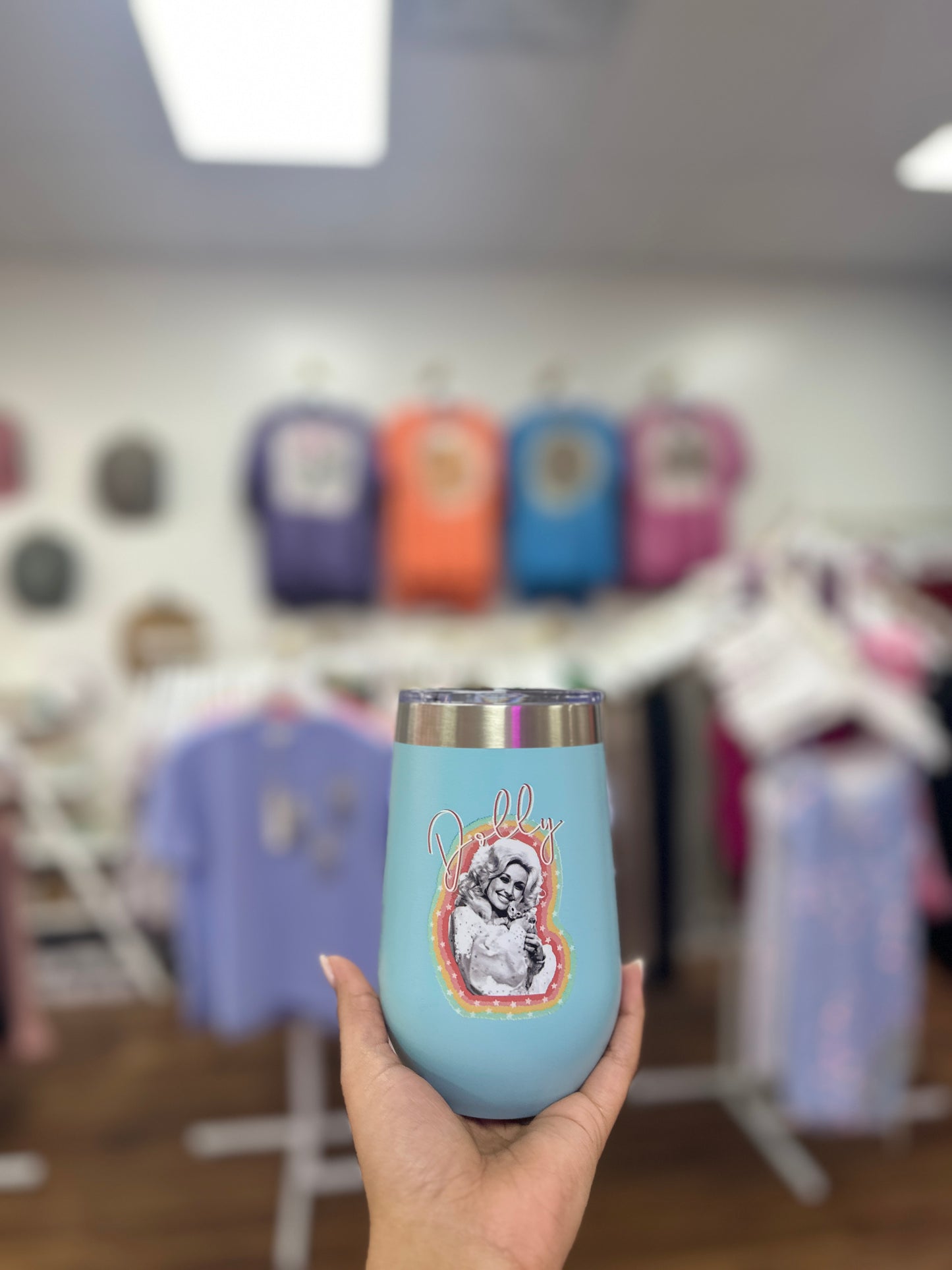 RETRO DOLLY WINE TUMBLER