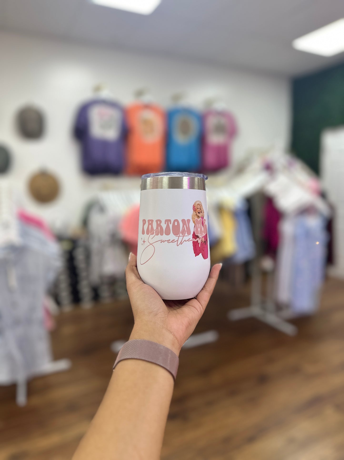 PARTON ME WINE TUMBLER
