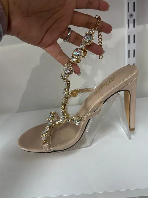 RHINESTONES HEELS