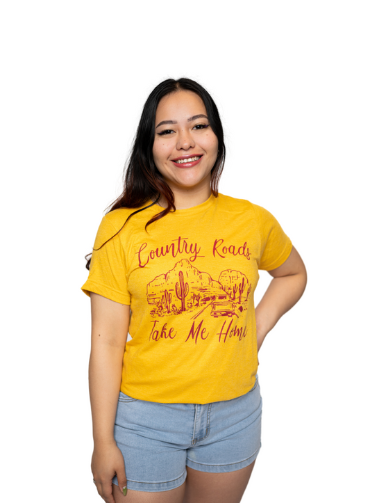 COUNTRY ROADS GRAPHIC TEE