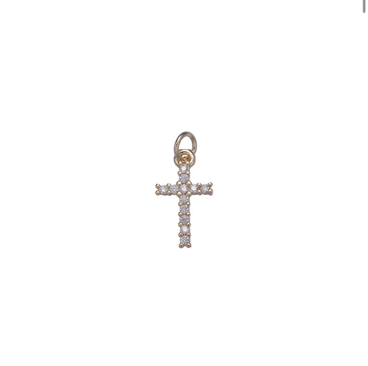 14K GOLD FILLED CRUZ CHARM