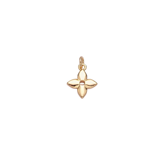 14K GOLD FILLED FLOWER CHARM